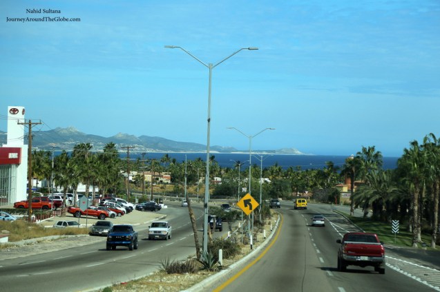 On our way to San Jose del Cabo on The Corridor in Cabo, Mexico