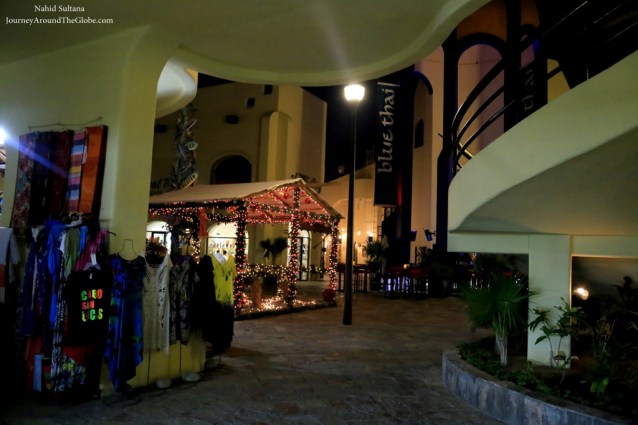 A small square we found while walking around Downtown Cabo in Mexico