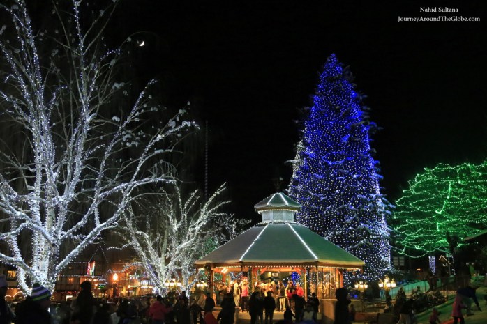Christmas lighting in Downtown Leavenworth, WA