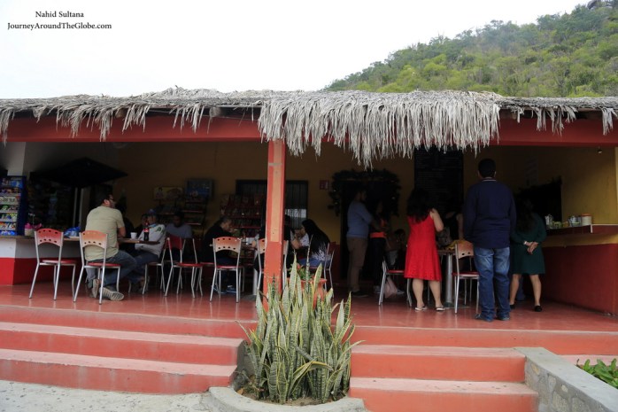 Our breakfast place on our way to La Paz, Mexico