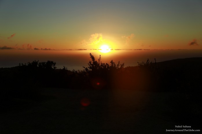 Sunset from Top of the World in Irvine, CA
